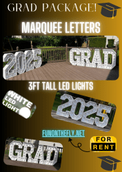Marquee Letters Grad Package