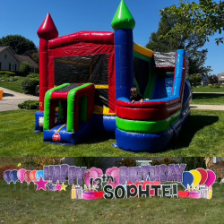 Basic Party Package $50 off! (pick any inflatable and sign) Basic Party Package $50 off! (pick any inflatable and sign)